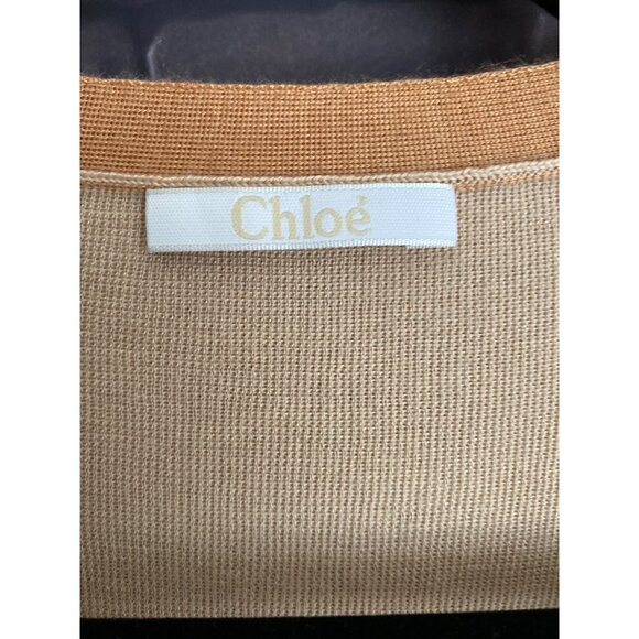 Women's Chloe Coral Pink V Neck Cashmere and Silk Cardigan With Pockets XS - Picture 3 of 7